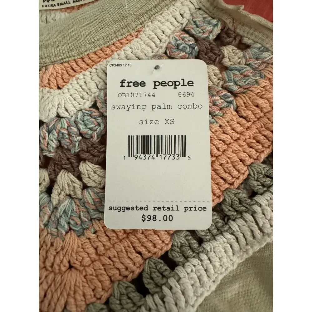 Free People Spring Bound Long Sleeve in Swaying Palm Combo